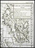 Carte de la Californie suivant I. La carte manuscrite de l'Amérique de Mathieu Néron Pecci olen dresse à Florence en 1604 / II. Sanson 1656 / III. De L'Isle Amérique Sept. 1700 / IV. le Pere Kino Jesuite en 1705 / V. La Societe des Jésuites en 1767...