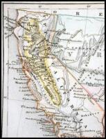 Vereinigte Staaten von Nord-America: Californien, Texas und die Territorien New Mexico u. Utah. Mit Carton: St. Francisco & Umgebung. 1852