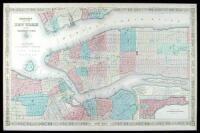 Johnson's Map of New York and the Adjacent Cities