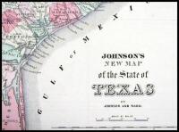 Johnson's New Map of the State of Texas