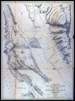 A Correct Map from Acutal Surveys and Examinations Embracing a Portion of California between Monterey and the Prairie Buttes in the Valley of the Sacramento Shewing the Placeres 1849