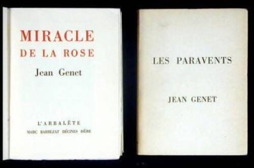 Lot of two titles by Jean Genet