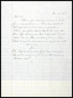 Autograph Letter Signed