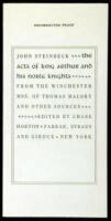 The Acts of King Arthur and His Noble Knights. From the Winchester Mss. of Thomas Malory and Other Sources