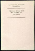 The Log from the Sea of Cortez: The narrative portion of the book Sea of Cortez with a profile "About Ed Ricketts"