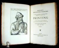 Moxon's Mechanick Exercises or the Doctrine of Handy-Works applied to the Art of Printing