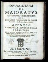 Opusculum de maioratus possessorio interdicto...