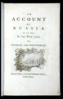 An Account of Russia as it was in the Year 1710