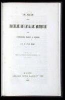 Sur le Siége de la Faculté du Langage Articulé dans L'Hémisphère Gauche du Cerveau