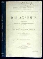 Die Anaemie I. Abtheilung. Normale und pathologische Histologie des Blutes