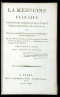 La médecine clinique rendue plus précise et plus exacte par l'application de l'analyse...