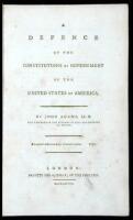 A Defence of the Constitutions of Government of the United States of America