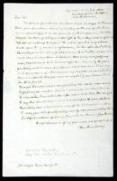 Autograph letter signed