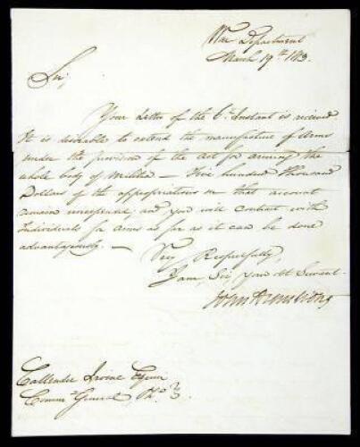 Letter signed