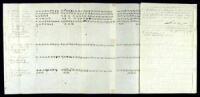 Manuscript tally sheet for a municipal election in Columbia, California, 1854