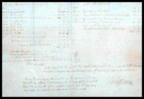 Autograph Document Signed as Vice President under John Adams.