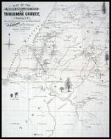 Map of the Principal Quartz and Gravel Mines in Tuolumne County, California. Taken from Government Surveys and Mining Records. By J.H. Dart, Mining Engineer. Scale - One Mile to One Inch. Sonora, August, 1879