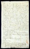 Original Massachussetts land grant document for the Brown family