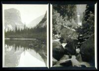 Album of original silver photographs of scenes in and around Yosemite National Park