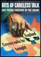 Bits of Careless Talk Are Pieced Together by the Enemy - OWI Poster