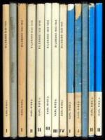 Lot of thirteen volumes