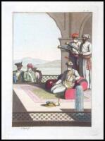 Lot of 12 hand-colored engravings and aquatints on Indian subjects
