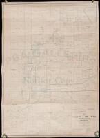 Map of the Coalinga Oil Field, Fresno, California