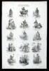 4 prints on Chinese Subjects - 4