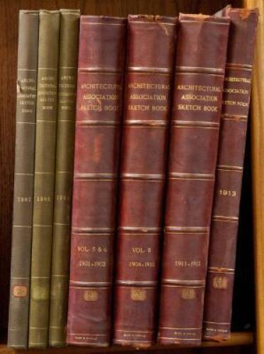 The Architectural Association Sketch Book - seven volumes