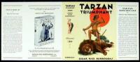 Original dust jacket for Tarzan Triumphant