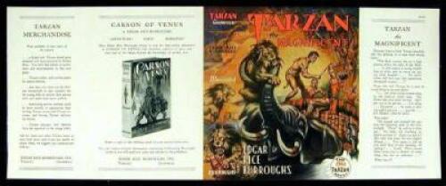 Original dust jacket for Tarzan the Magnificent