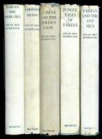 Lot of five Methuen edition Tarzan titles