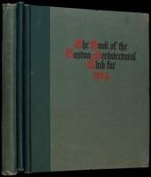Three Year Books from the Boston Architectural Club