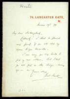 Autograph Letter Signed