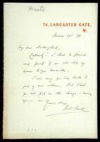 Autograph Letter Signed