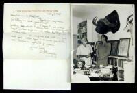 Autograph letter, signed by Hemingway