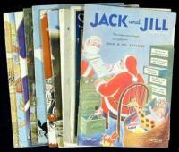 Lot of St. Nicholas and Jack and Jill Magazines with Thompson stories