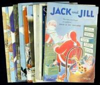 Lot of St. Nicholas and Jack and Jill Magazines with Thompson stories