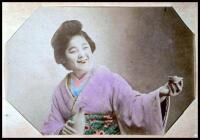 Japanese album with hand-colored photographs