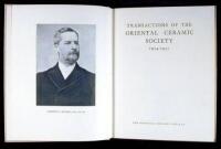 Transactions of the Oriental Ceramic Society. 1954-1955