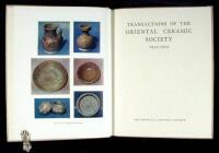 Transactions of the Oriental Ceramic Society. 1953-1954