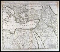Two copper-engraved maps of the Middle East