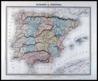 16 steel-engraved maps of Europe, hand-colored in outline & wash