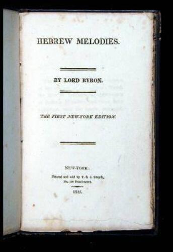 Hebrew Melodies