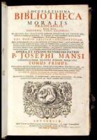 Locupletissima Bibliotheca Moralis Pr&aelig;dicabilis, hoc est, Discvrsvs varii exqvisitit, in quibus per tractatus ordine digestos ad verbum Dei fructuos&egrave; & faciliter pr&aelig;dicandum, de Virtutibus & Vitijs copiosissim&aelig; materi&aelig; morales subministrantur & ad plenum 