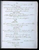 Lot of thirteen manuscript titles