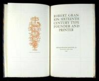 Robert Granjon: Sixteenth Century Type Founder and Printer