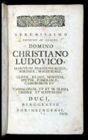 Institutiones Juris Naturæ et Gentium in usum Serenissimi Principis Christiani Ludovici... ad methodum Hugonis Grotii conscriptæ & auctæ à Johanne Jacobo Vitriario. Accedit Johannis Francisci Buddei Historia Juris Naturalis, Synopsis Juris Naturalis & Gen