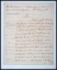 Autographed Letter Signed by the Hon. Elbridge Gerry of Massachusetts