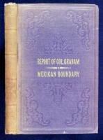 Report of the Secretary of War, Communicating, in compliance...the report of Lieutenant Colonel Graham on the subject of the boundary line between the United States and Mexico